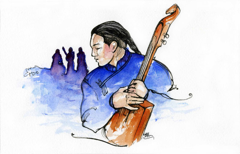 Watercolor by Mairin-Taj Caya