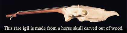 igil made from horse's skull