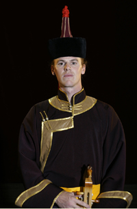 Sean Quirk, portrait for the Tuvan National Orchestra