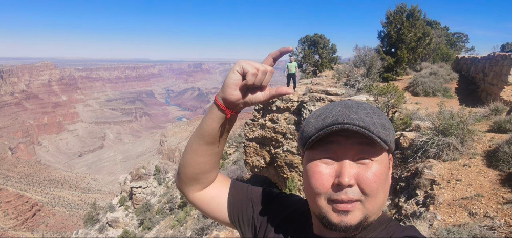Bady-Dorzhu Ondar at Grand Canyon