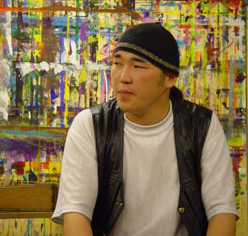 Mai-ool Sedip at the 2003 Uncool Music Festival in Poschiavo, Switzerland