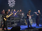 Back: Nachyn Choodu, Bady-Dorzhu Ondar, Ayan-ool Sam, Ayan Shirizhik. Front: Victor Wooten, Bela Fleck, Jeff Coffin
