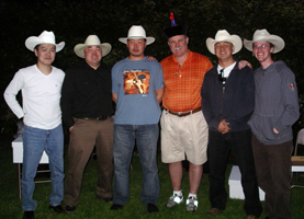 Ayan-ool Sam, Mai-ool Sedip, Bady-Dorzhu Ondar, Dr. Christopher Hull, Ayan Shirizhik, Sean Quirk. Texas. 2007 Tour of USA